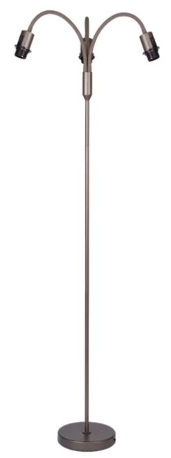 Felicia Trio gulvlampe uten skjermer 3lys 150cm brun
