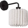 Fleur vegglampe 28,5cm sort