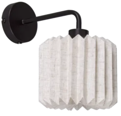 Fleur vegglampe 28,5cm sort