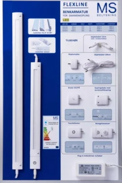 Flexline bryter hvit