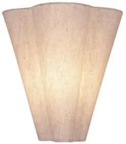 Flora vegglampe 25cm beige