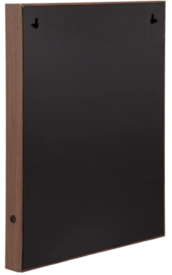 Frame LED sminkespeil vegg 51cm valnøtt