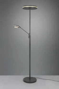 Franklin LED uplight 2lys 180cm grå