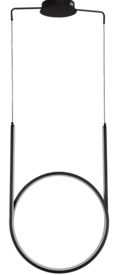Gerald LED taklampe 44cm sort