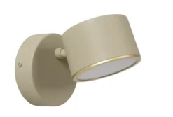 Gian leselampe vegg 13cm beige