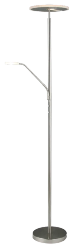 Glasgow uplight 2lys 180cm stål