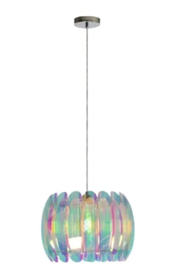 Glinstar taklampe 40cm flerfarget