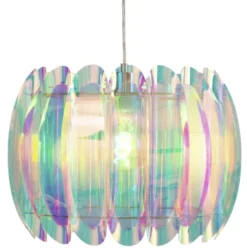 Glinstar taklampe 40cm flerfarget