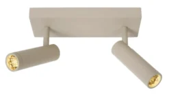 Grado takspot 2lys 25cm beige