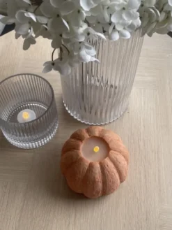 Gresskar LED 13cm oransje