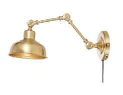 Grimstad vegglampe 16cm messing