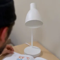 Gulliver skrivebordslampe 42cm hvit