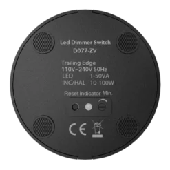 Gulvdimmer 80W sort