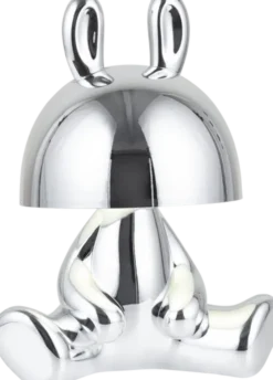 Hare Hatt LED oppladbar bordlampe 24cm krom
