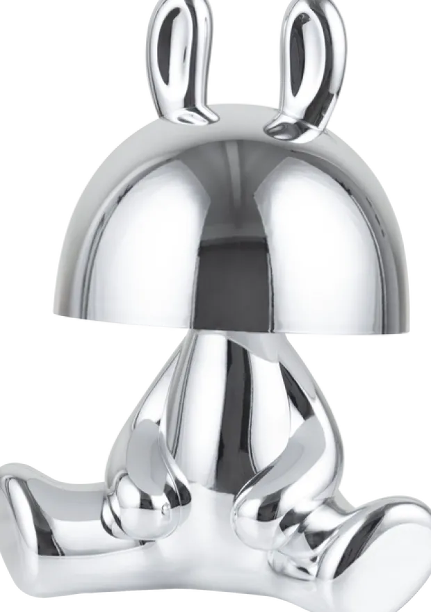 Hare Hatt LED oppladbar bordlampe 24cm krom