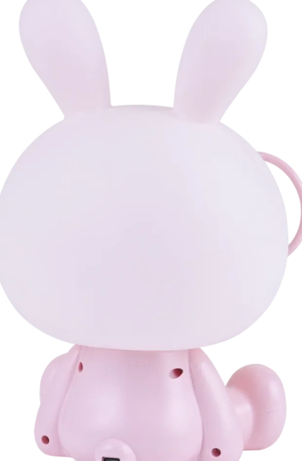 Hare LED oppladbar bordlampe 23cm rosa