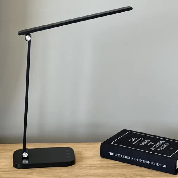 Harriet LED skrivebordslampe 39cm sort