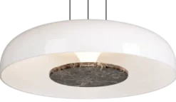 Helen LED taklampe 40cm brun/opal