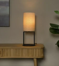 Herman bordlampe 42cm beige