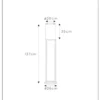 Herman gulvlampe 118cm beige