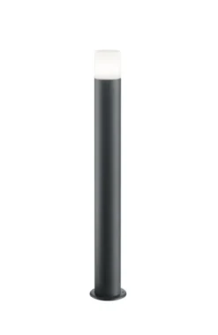 Hoosic utelampe stolpe IP44 80cm grå