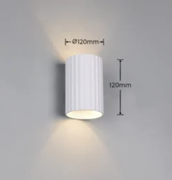 Imaria vegglampe 8cm hvit
