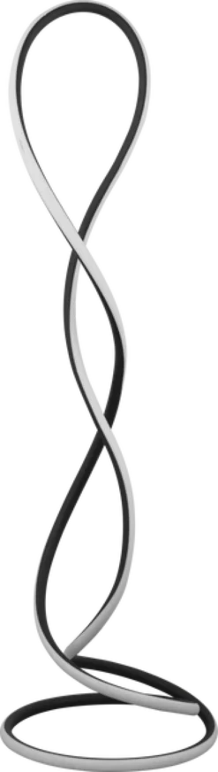 Infinity LED gulvlampe 143cm sort