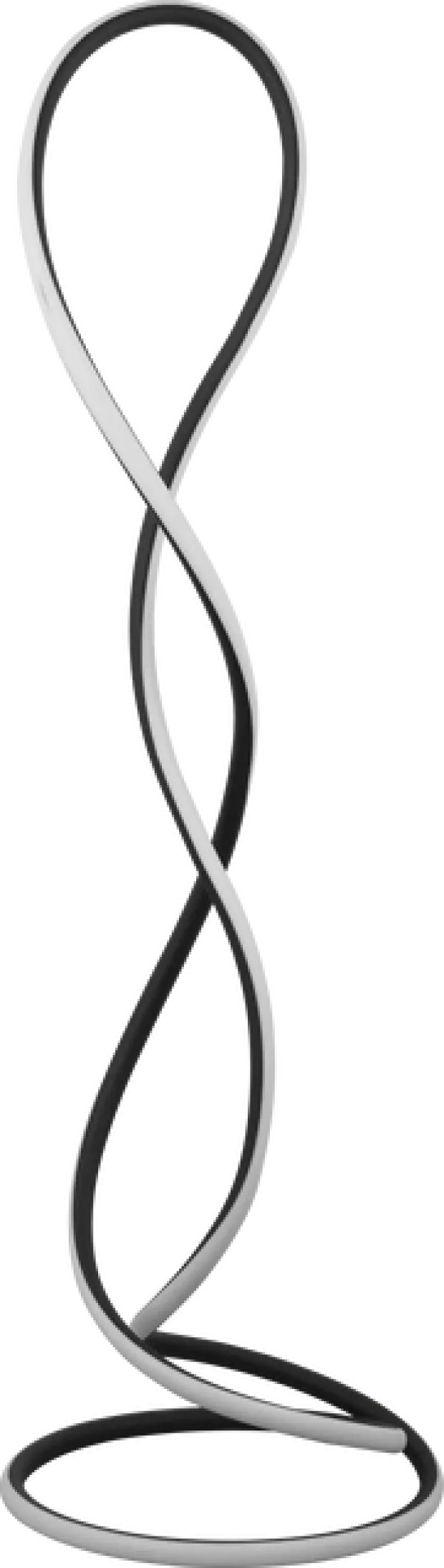 Infinity LED gulvlampe 143cm sort