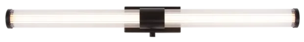 Jessy Duo LED vegg baderomslampe IP44 65cm sort