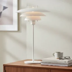 Joakim bordlampe 53cm hvit