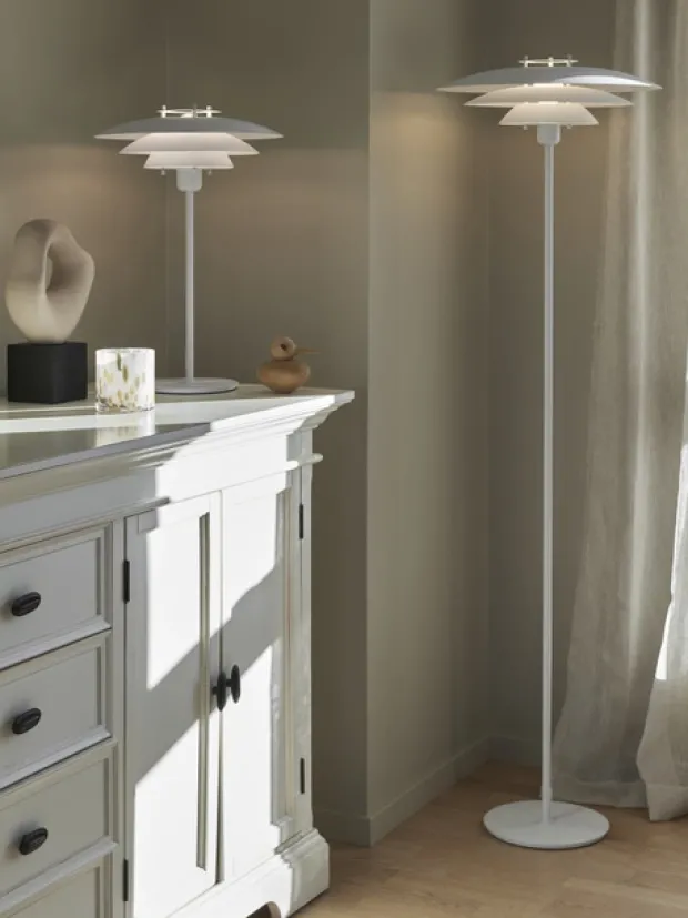 Joakim bordlampe 53cm hvit