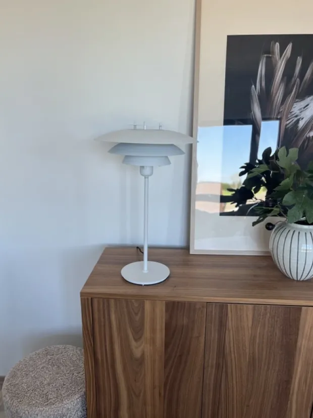 Joakim bordlampe 53cm hvit