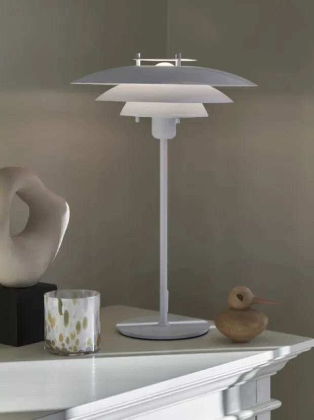 Joakim bordlampe 53cm hvit
