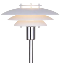 Joakim gulvlampe 135cm hvit/krom