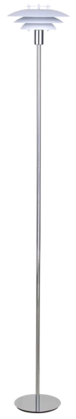 Joakim gulvlampe 135cm hvit/krom