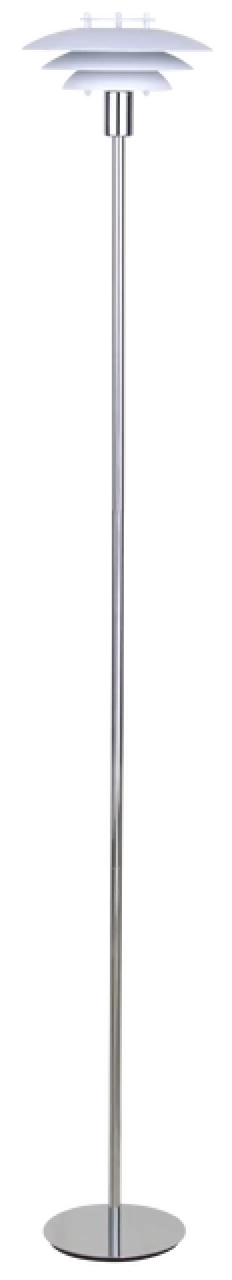 Joakim gulvlampe 135cm hvit/krom