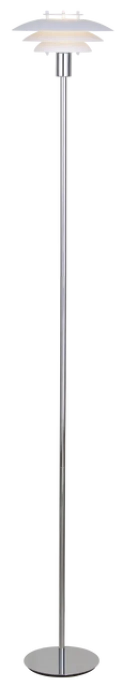 Joakim gulvlampe 135cm hvit/krom