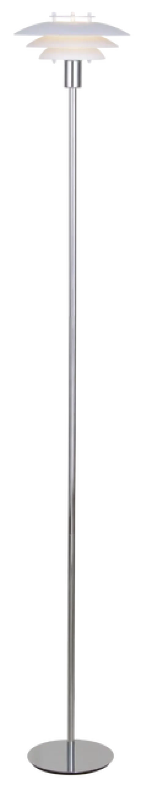 Joakim gulvlampe 135cm hvit/krom