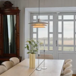 Joakim II taklampe 45cm beige