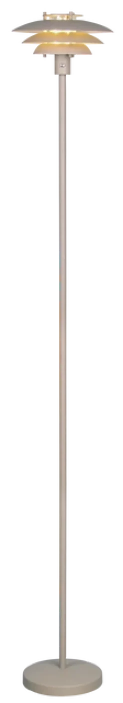 Joakim LED oppladbar gulvlampe 135cm beige