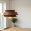 Justin taklampe 42cm brun