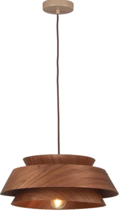 Justin taklampe 42cm brun