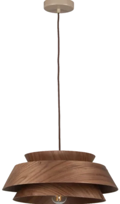 Justin taklampe 42cm brun