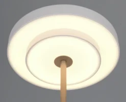 Keaton LED bordlampe 46cm grå