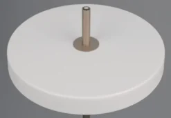 Keaton LED bordlampe 46cm grå