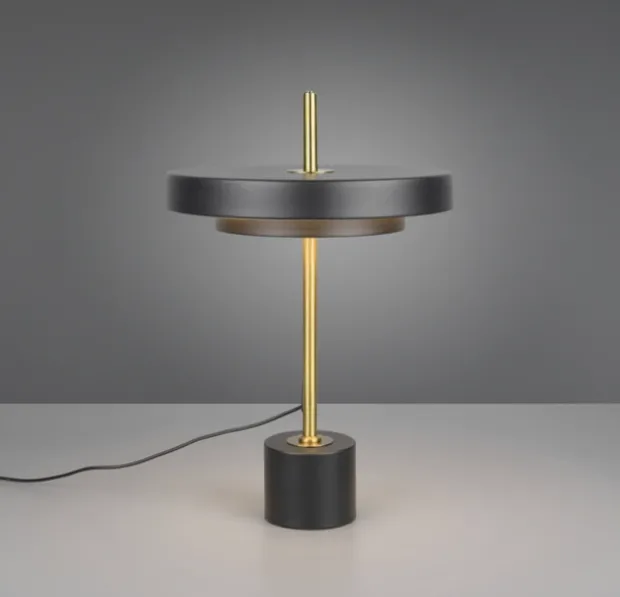 Keaton LED bordlampe 46cm sort