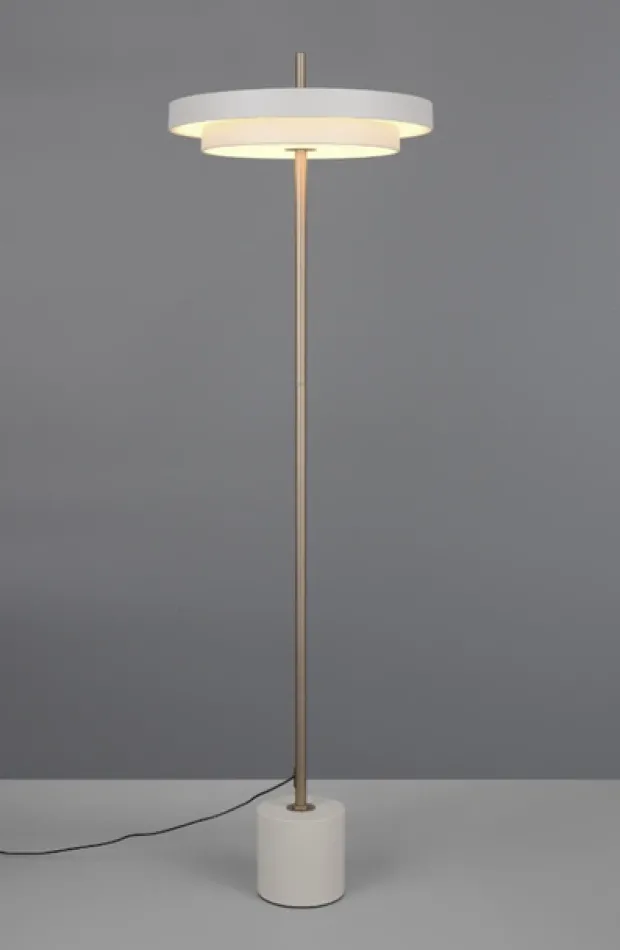 Keaton LED gulvlampe 140cm grå