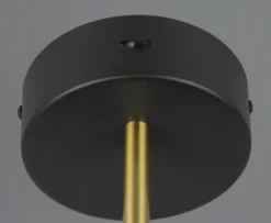 Keaton LED vegglampe 20cm sort