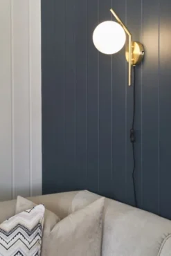 Kea vegglampe 36cm messing
