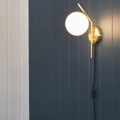 Kea vegglampe 36cm messing